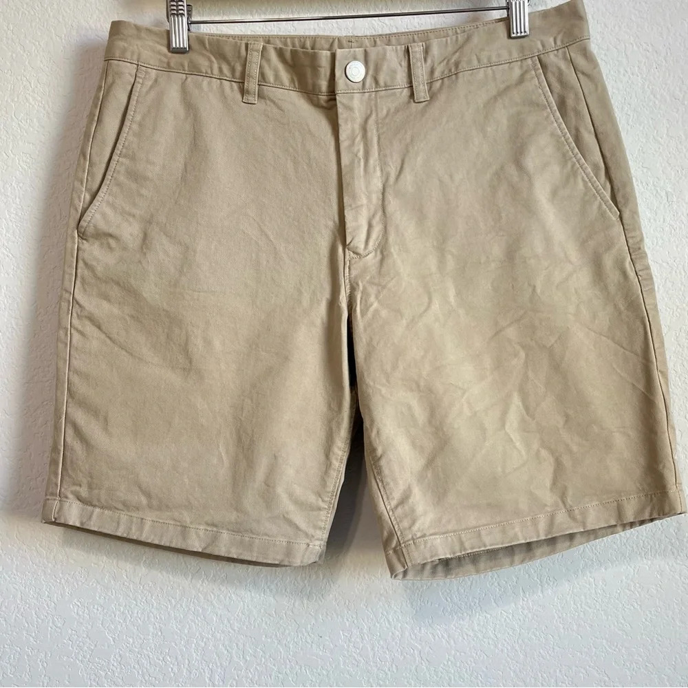 Bonobos Women's Size 35 Beige Khaki Bermuda 9 inch Classic‎ Chino Shorts